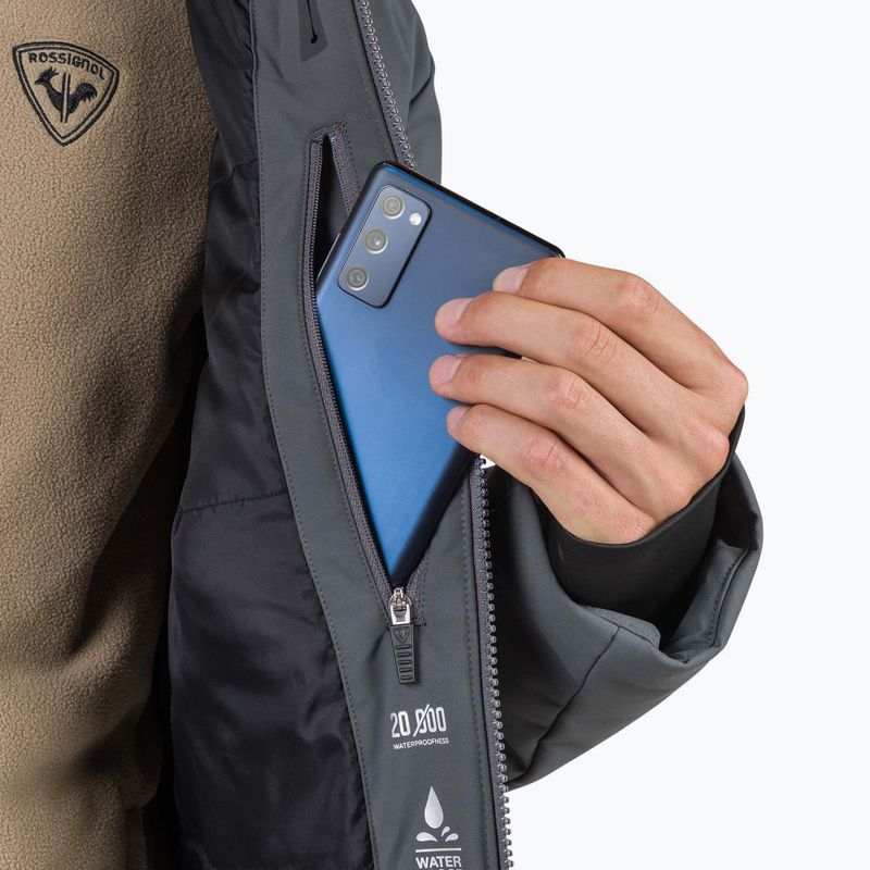 Pánská lyžařská bunda Rossignol Siz onyx grey 15
