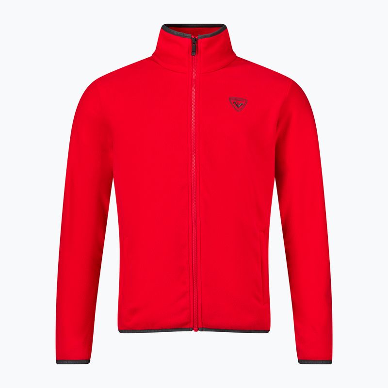 Pánská mikina Rossignol Strawpile Fleece Fz sports red 6