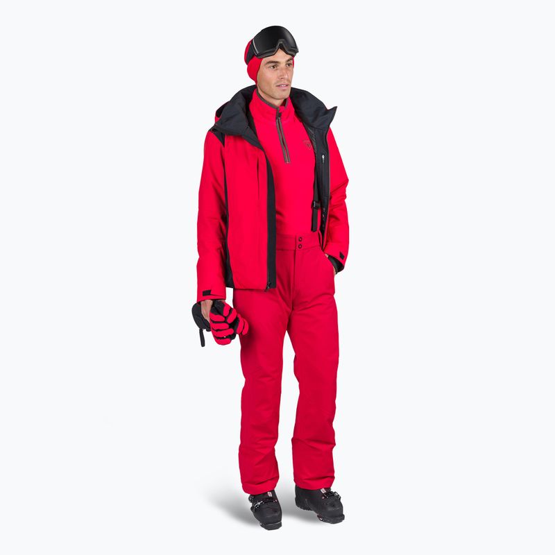 Pánská mikina Rossignol Strawpile Fleece Hz sports red 2