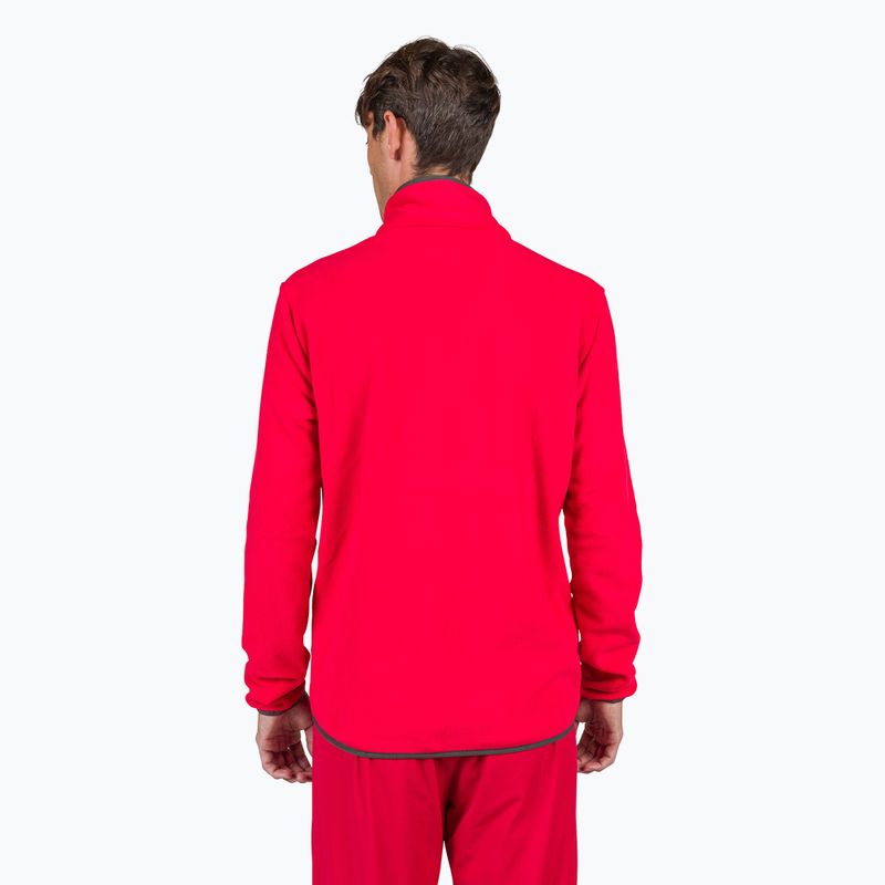 Pánská mikina Rossignol Strawpile Fleece Hz sports red 3