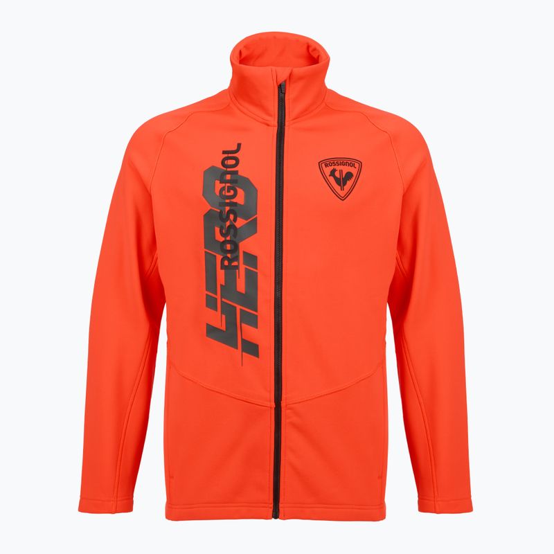 Pánská mikina Rossignol New Hero Classique Clim neon red 6