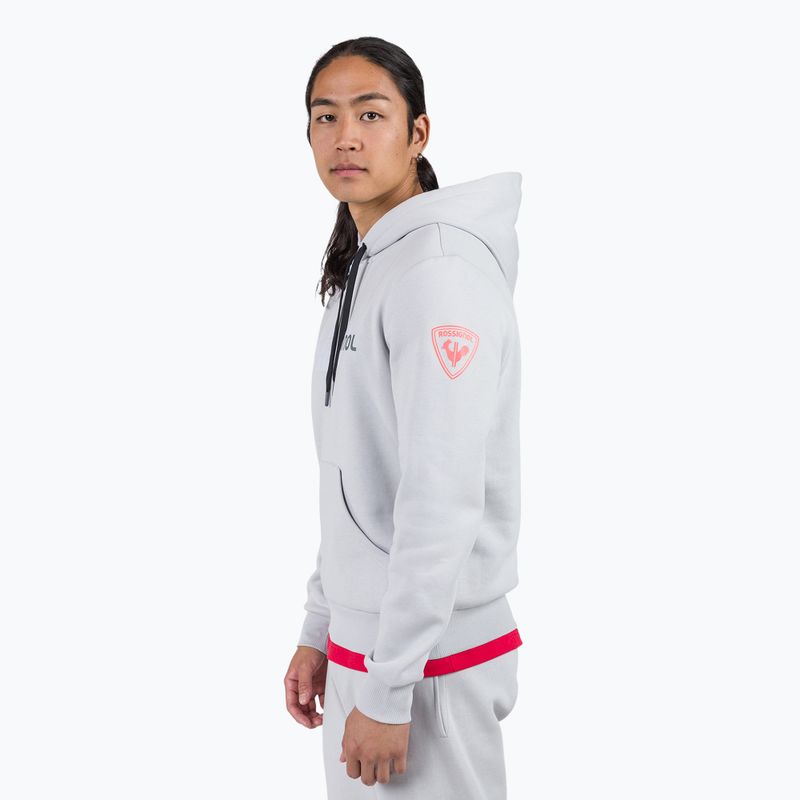 Pánská mikina Rossignol New Hero Hoodie soft grey 4