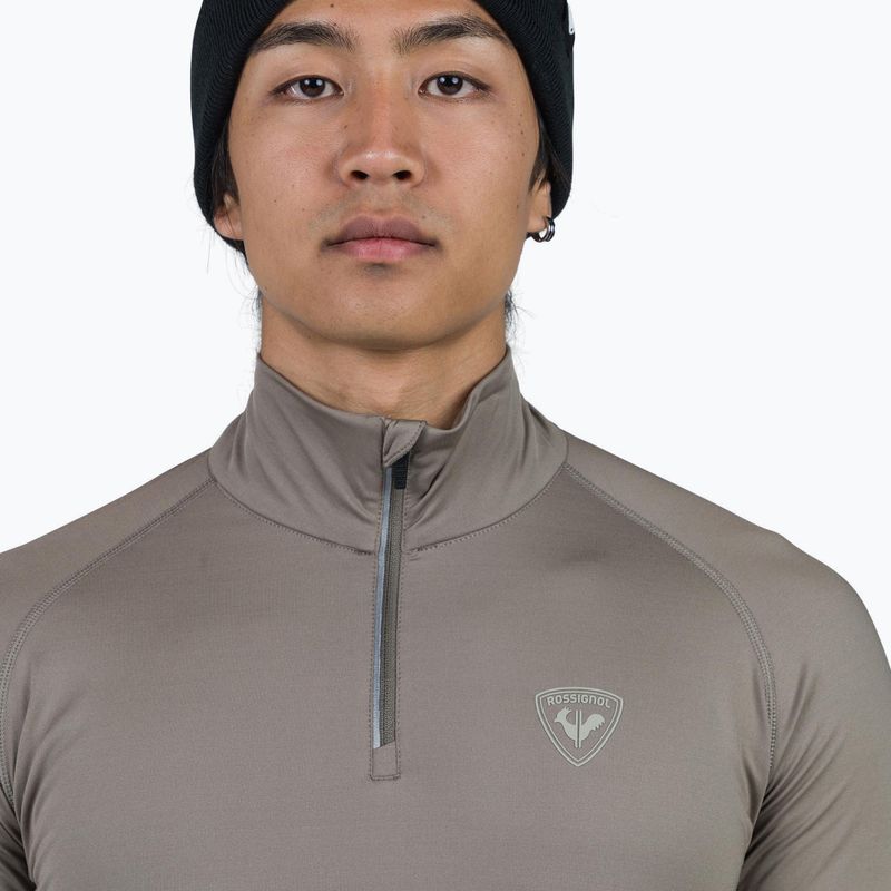 Pánské termo tričko longsleeve  Rossignol Classique 1/2 Zip dune 4