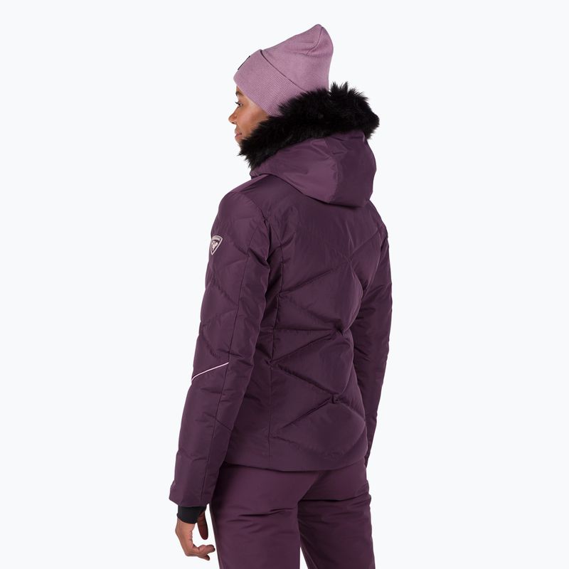 Dámská lyžařská bunda  Rossignol Staci Pearly Jkt mulberry 3