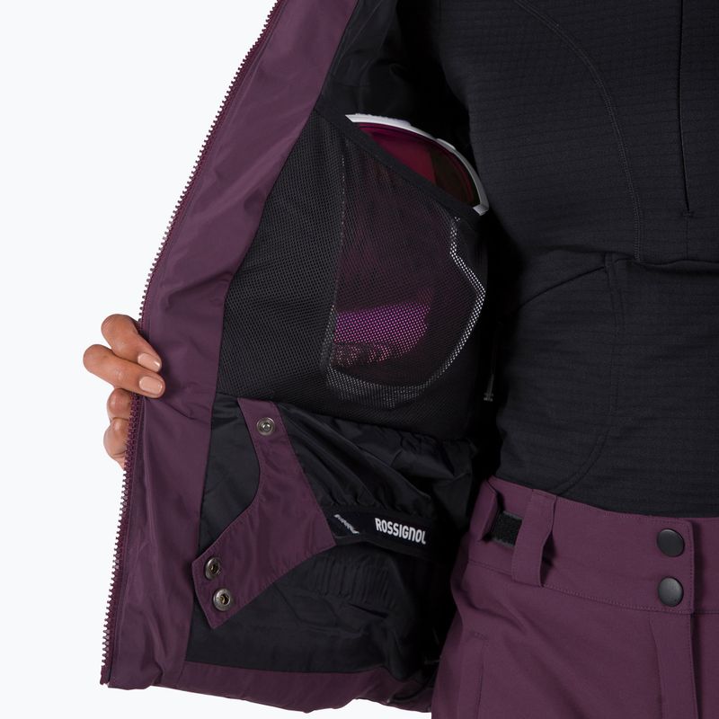 Dámská lyžařská bunda  Rossignol Staci Pearly Jkt mulberry 8