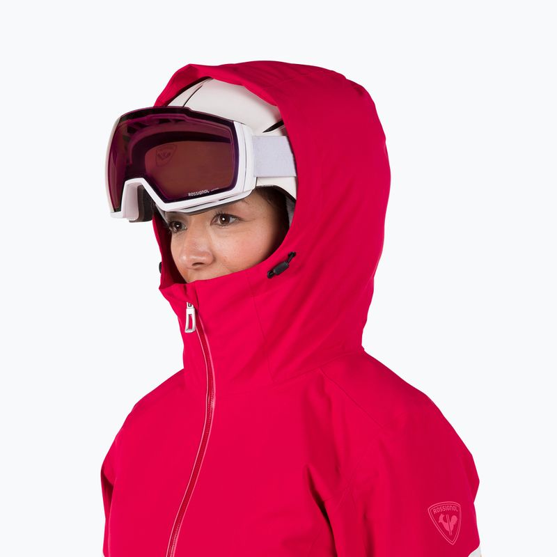 Dámská lyžařská bunda Rossignol Strawpile Jkt ruby red 5