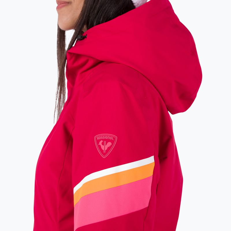 Dámská lyžařská bunda Rossignol Strawpile Jkt ruby red 6