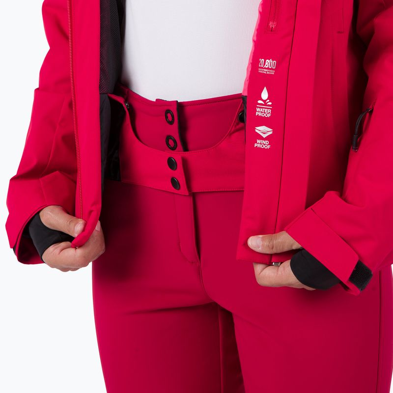 Dámská lyžařská bunda Rossignol Strawpile Jkt ruby red 12