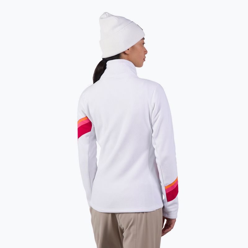 Dámská mikina  Rossignol Strawpile Fleece Fz white 3