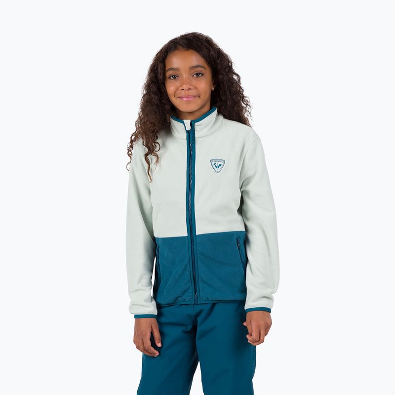 Dětská mikina Rossignol Jr Strawpile Fleece Fz steam