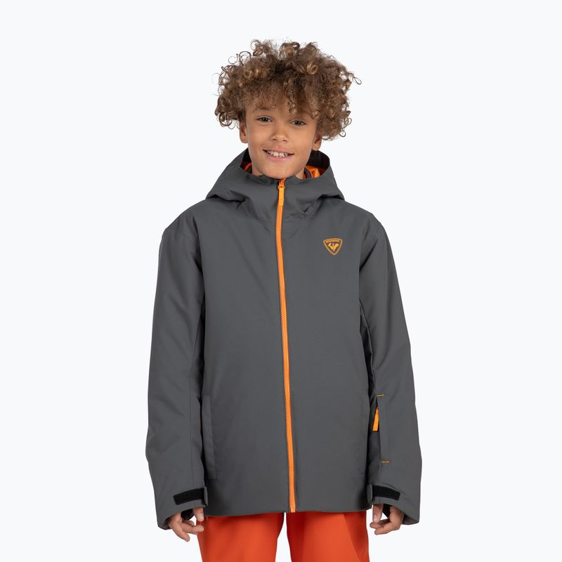 Dětská lyžařská bunda Rossignol Strawpile Jr onyx grey