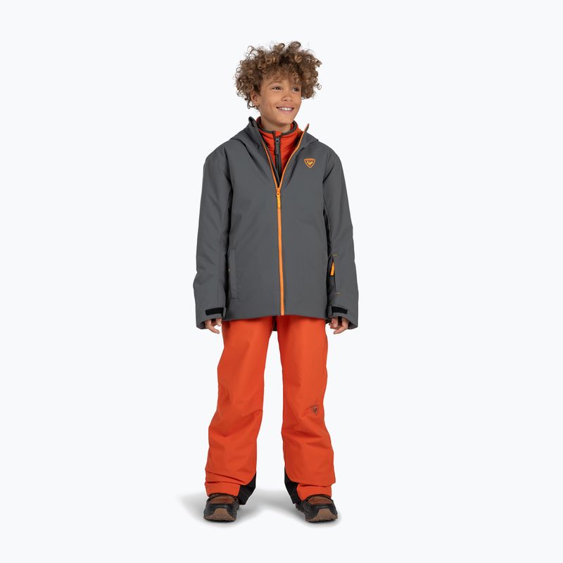 Dětská lyžařská bunda Rossignol Strawpile Jr onyx grey 2