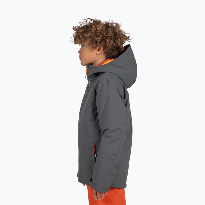 Dětská lyžařská bunda Rossignol Strawpile Jr onyx grey 3
