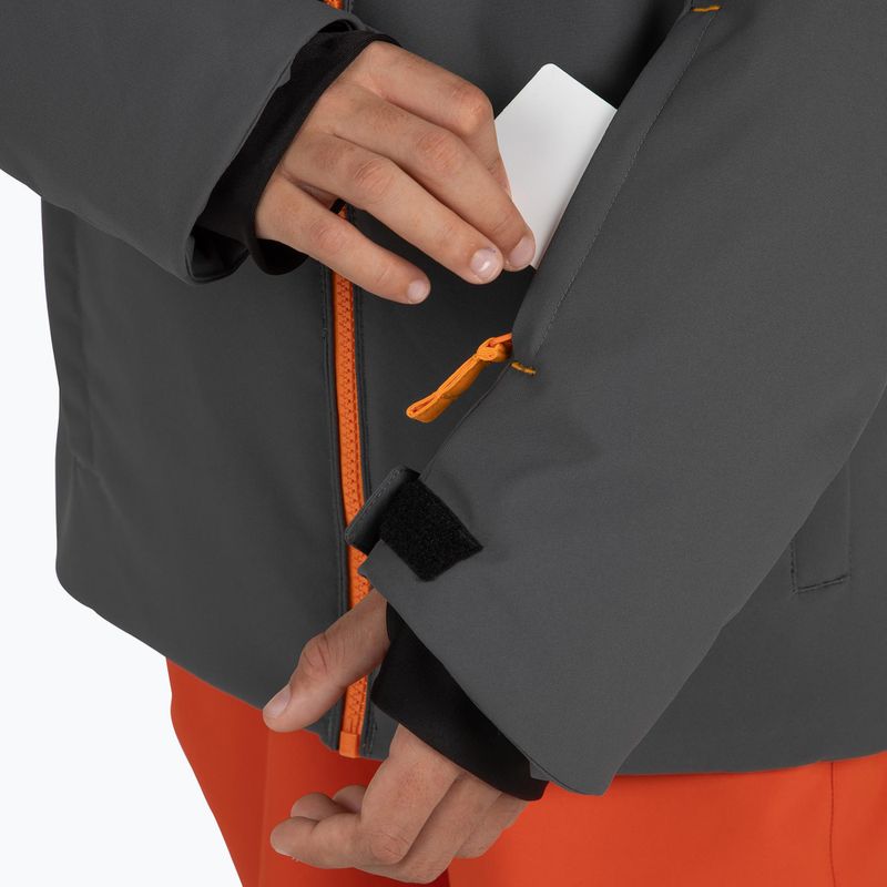 Dětská lyžařská bunda Rossignol Strawpile Jr onyx grey 9