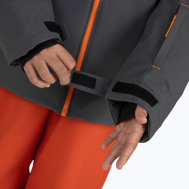 Dětská lyžařská bunda Rossignol Strawpile Jr onyx grey 10