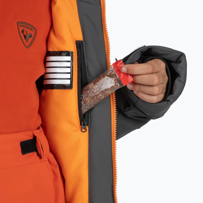 Dětská lyžařská bunda Rossignol Strawpile Jr onyx grey 13