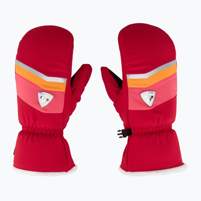 Dámské lyžařské rukavice  Rossignol New Piste M ruby red 2
