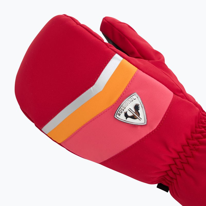 Dámské lyžařské rukavice  Rossignol New Piste M ruby red 4