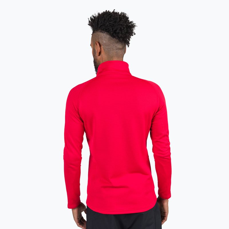 Pánská mikina Rossignol Blackside Fleece Hz sports red 3