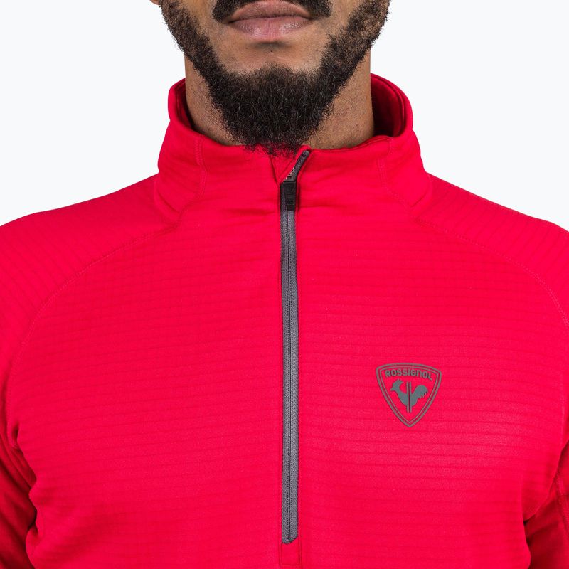 Pánská mikina Rossignol Blackside Fleece Hz sports red 4