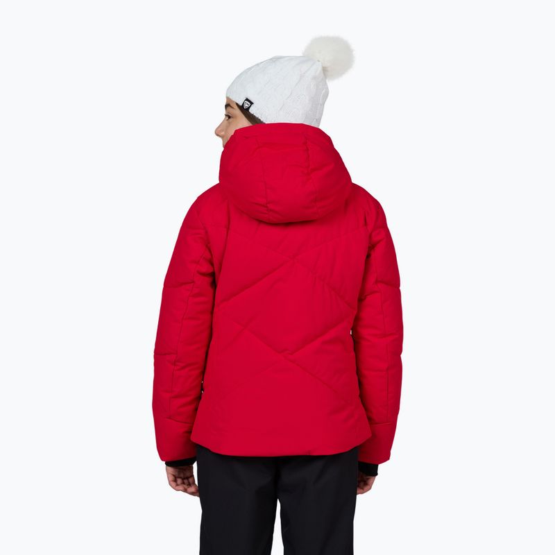 Dětská lyžařská bunda Rossignol Girl Staci ruby red 3