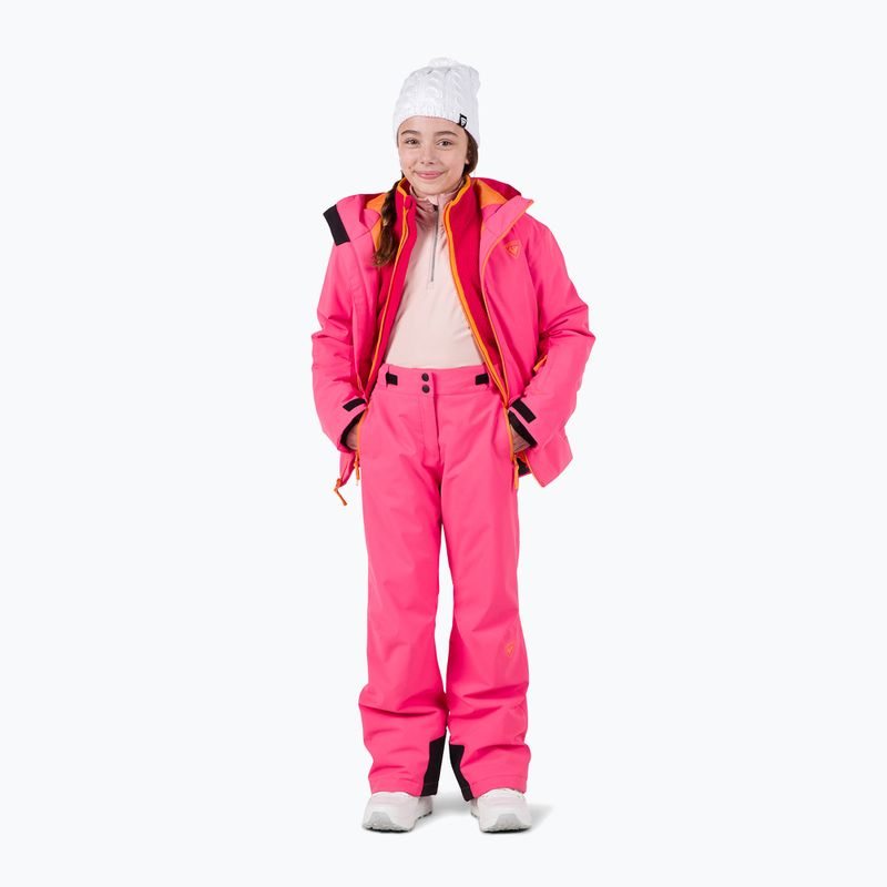 Dětské lyžařské kalhoty Rossignol Girls ski tea rose 2