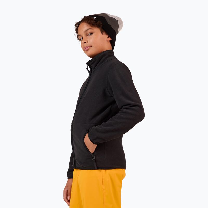Dětská fleecová mikina Rossignol Jr Strawpile Fleece Fz black 4