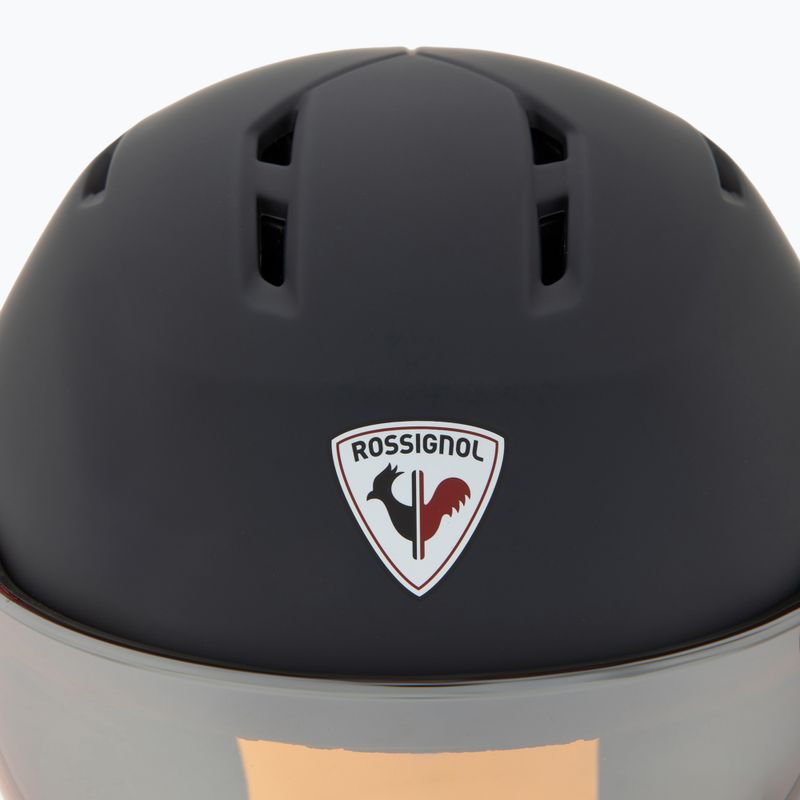 Lyžařská helma Rossignol Fit Visor Impacts strato/orange silver 8