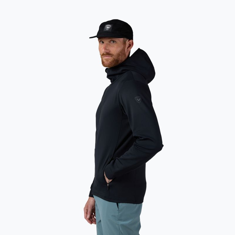 Pánská fleecová mikina Rossignol Mid Layer Stretch Hoodie black 4
