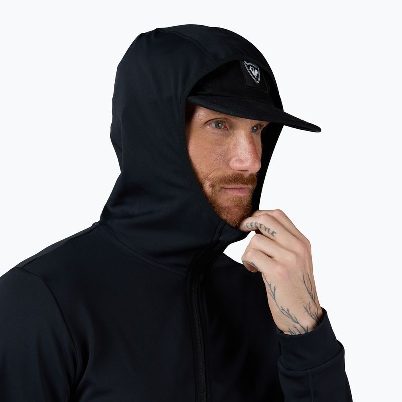 Pánská fleecová mikina Rossignol Mid Layer Stretch Hoodie black 5