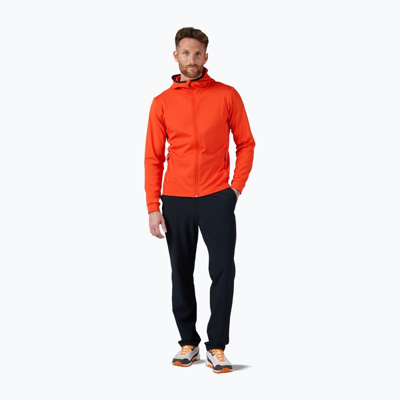 Pánská fleecová mikina Rossignol Mid Layer Stretch Hoodie golden gate 2