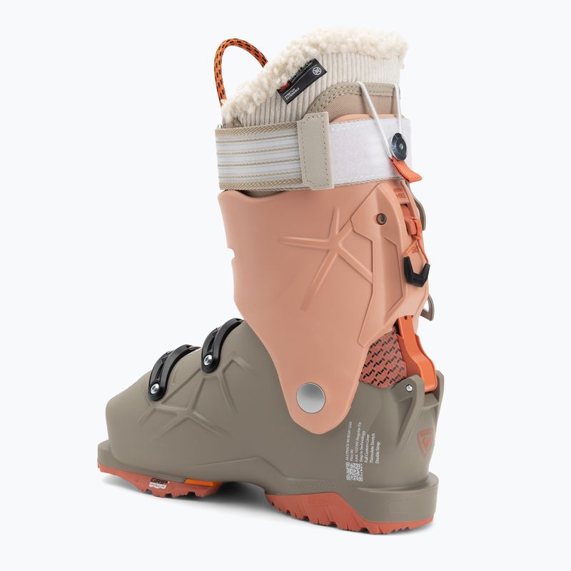 Dámské lyžáky Rossignol Alltrack 90 BOA GW W khaki/peach 2