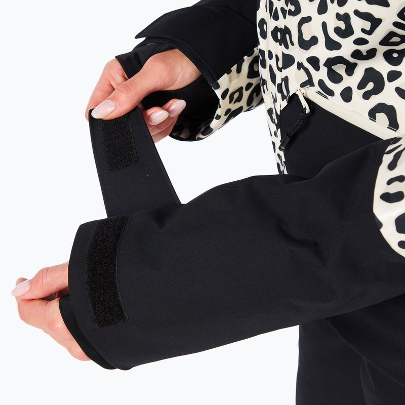 Dámská lyžařská bunda Rossignol Rochrun Allover nature wild leopard print 10