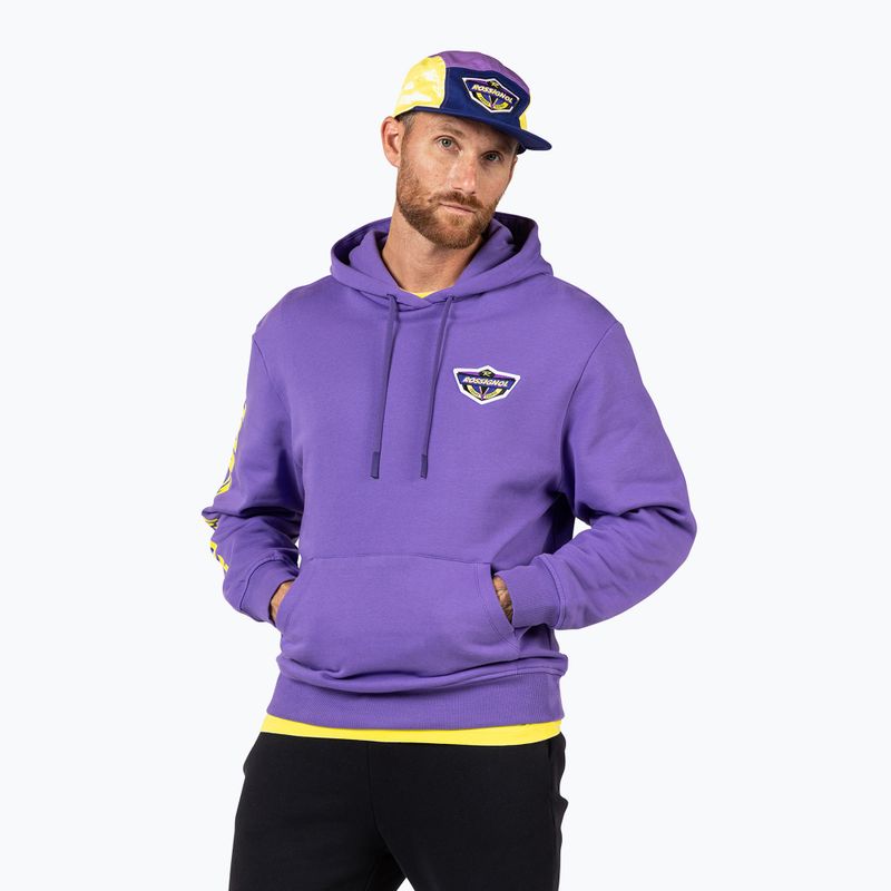 Mikina Rossignol Super Hoodie super violet 2