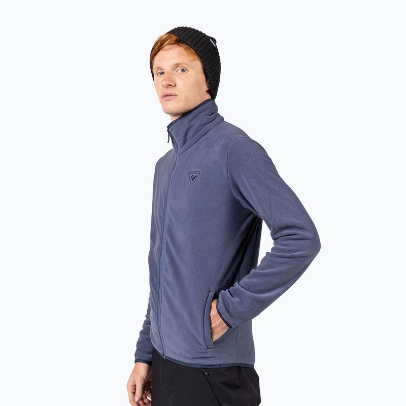 Pánská mikina Rossignol Strawpile Fleece Fz true night blue 4