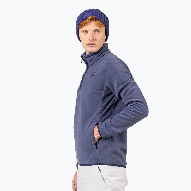 Pánská mikina Rossignol Strawpile Fleece Hz true night blue 4