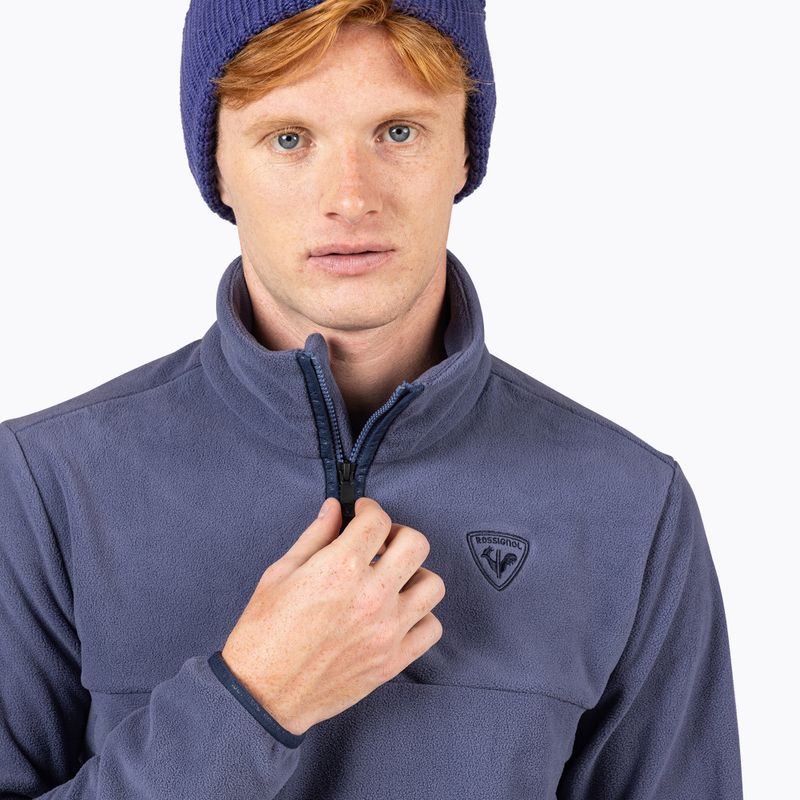 Pánská mikina Rossignol Strawpile Fleece Hz true night blue 5