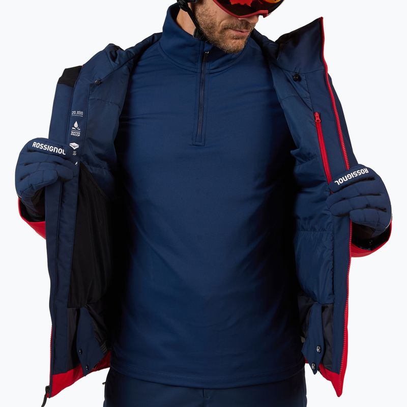 Pánská lyžařská bunda Rossignol Rochrun Insulated sports red 12