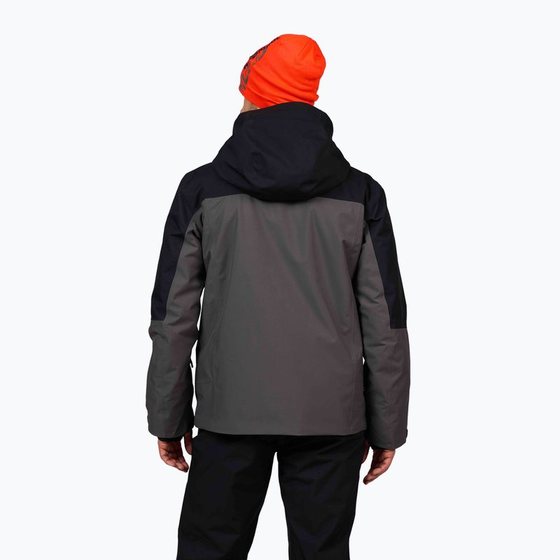 Pánská lyžařská bunda Rossignol Hero Velika Insulated onyx grey 3