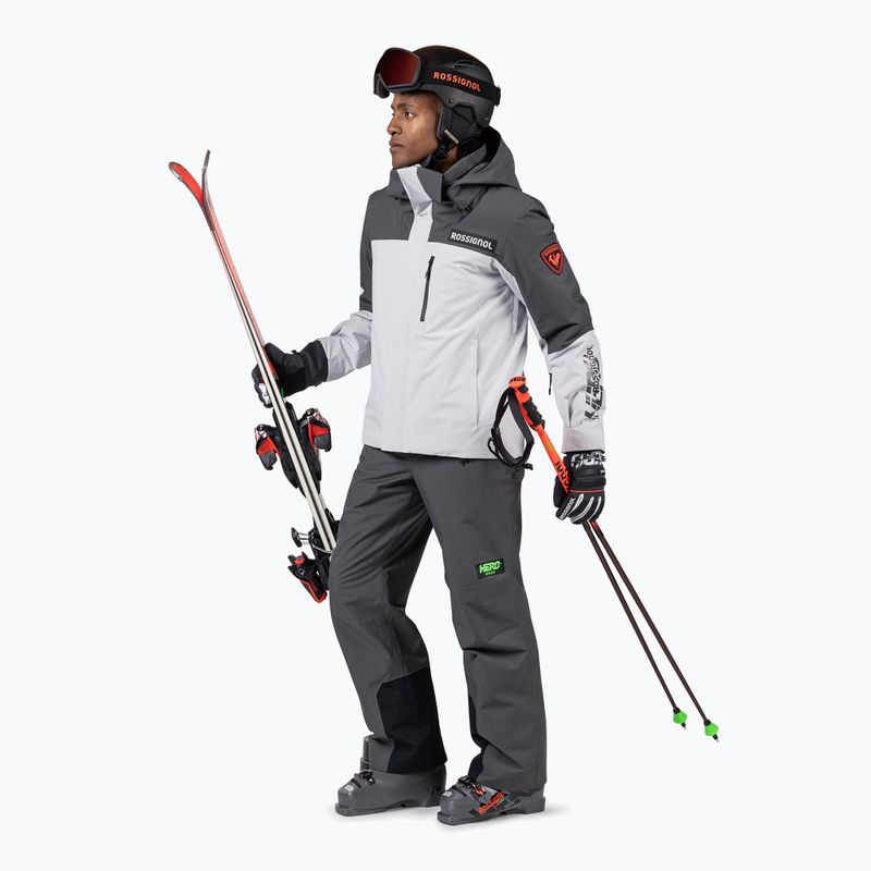 Pánská lyžařská bunda Rossignol Hero Velika Insulated soft grey 2