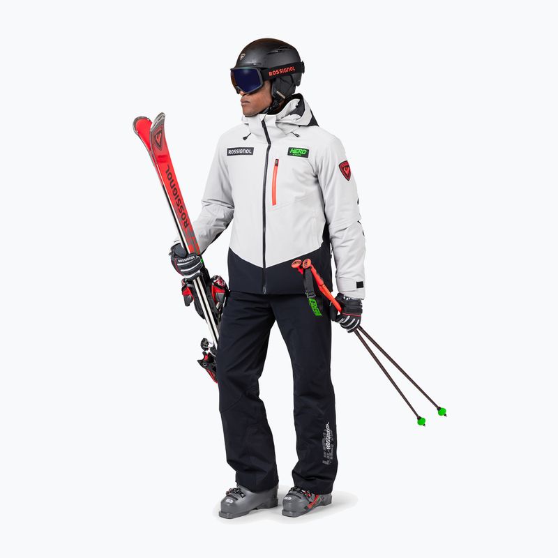 Pánská lyžařská bunda Rossignol Hero Blakside Insulated soft grey 2