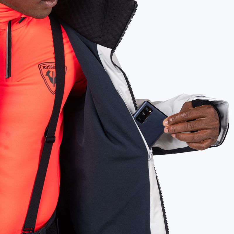 Pánská lyžařská bunda Rossignol Hero Blakside Insulated soft grey 14