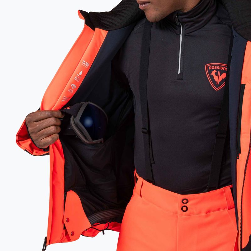 Pánská lyžařská bunda Rossignol Hero Blakside Insulated neon red 13