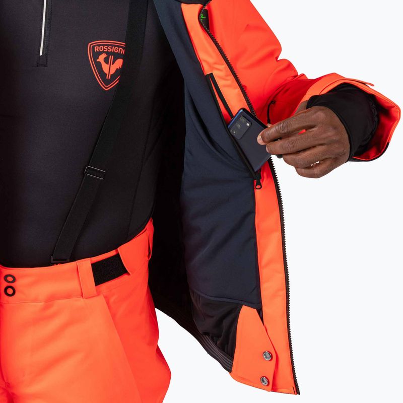 Pánská lyžařská bunda Rossignol Hero Blakside Insulated neon red 14