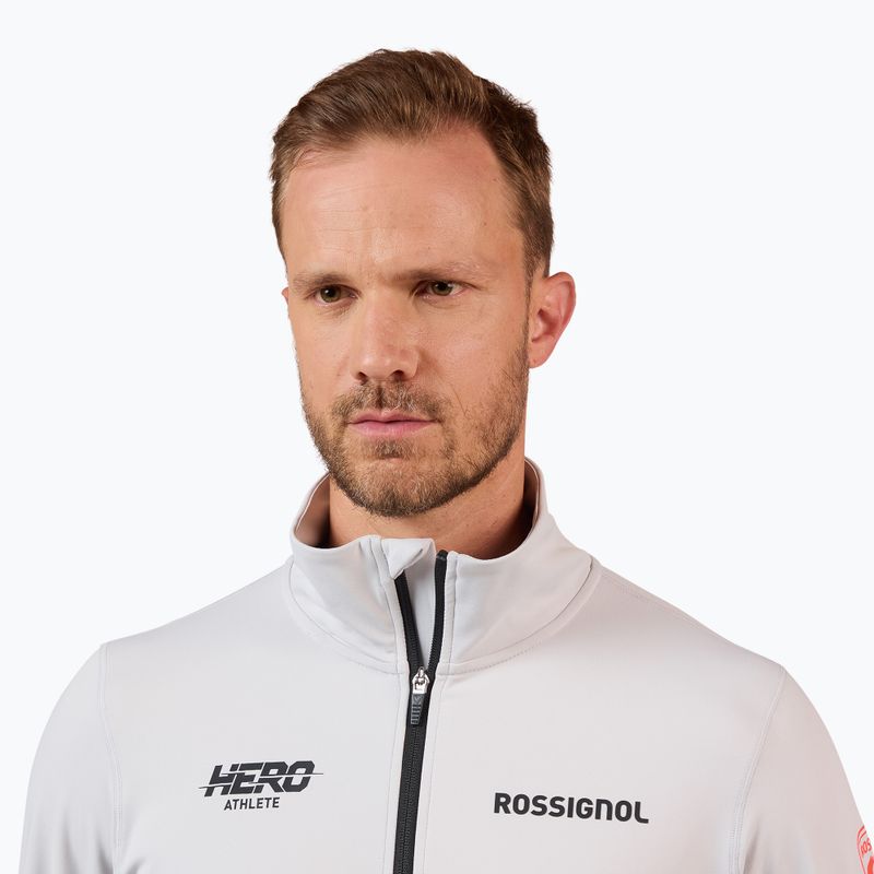 Pánská mikina Rossignol Hero Mid Layers Stretch soft grey 5