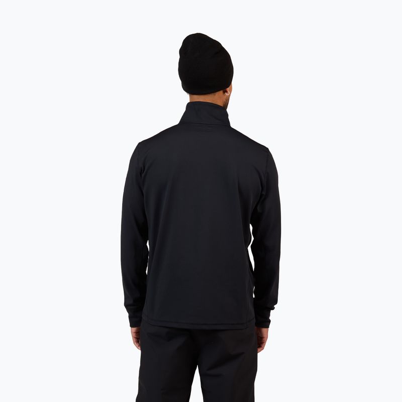 Pánská lyžařská mikina Rossignol Mid Layer Stertch Half Zip black 3