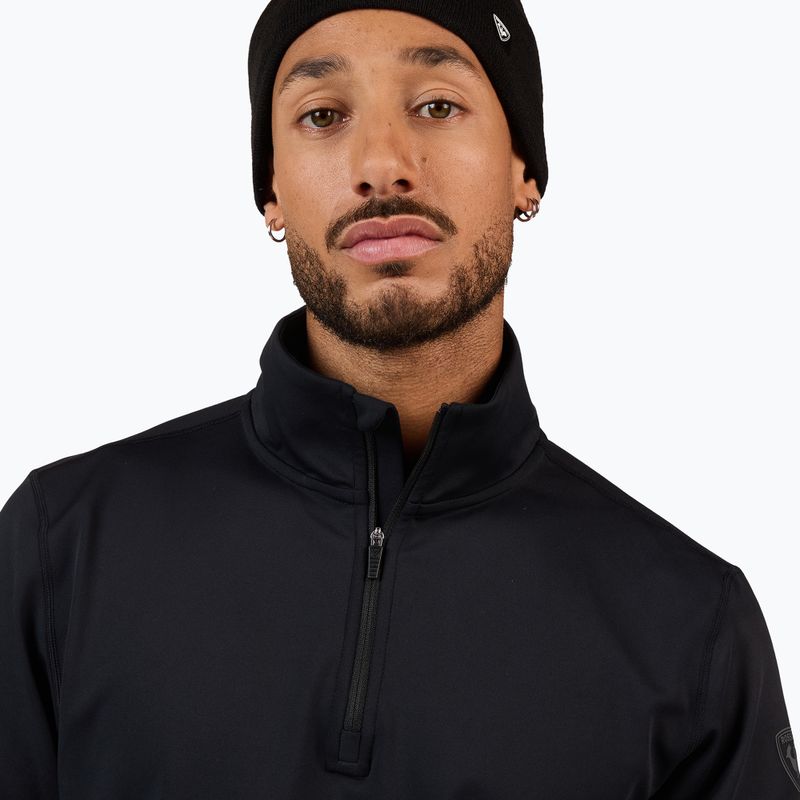Pánská lyžařská mikina Rossignol Mid Layer Stertch Half Zip black 5