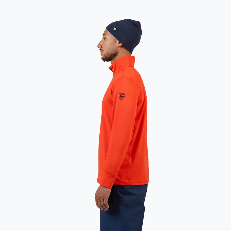 Pánská lyžařská mikina Rossignol Mid Layer Stertch Half Zip golden gate 4