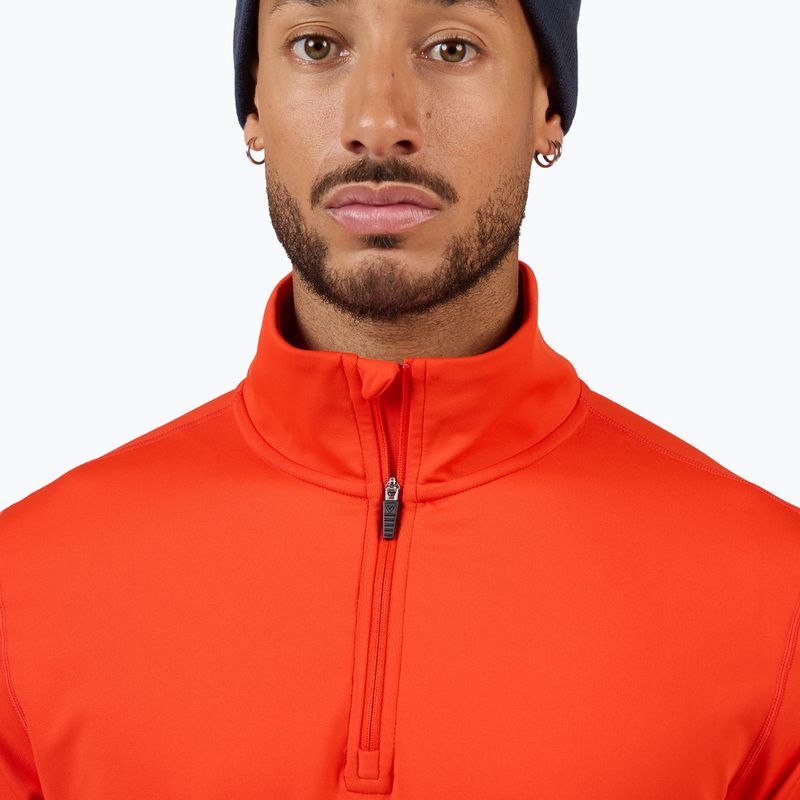 Pánská lyžařská mikina Rossignol Mid Layer Stertch Half Zip golden gate 5