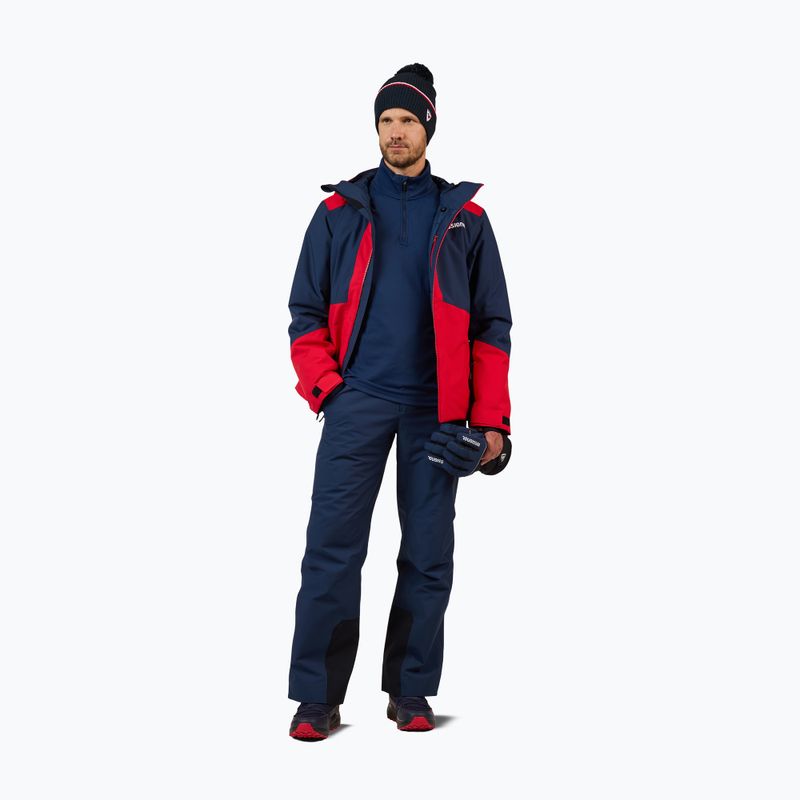Pánská lyžařská mikina Rossignol Mid Layer Stertch Half Zip dark navy 2